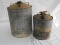 (2) GALVANIZED FUEL CANS
