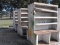 (3) SHELVING/STORAGE UNITS  DOUBLE SIDED   NEEDS SOME TLC