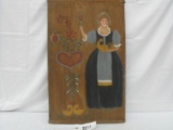 WOOD PAINTING (NO MARKINGS)  APPROX. 31