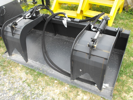 ABSOLUTE! NEW 72" SKID STEER CLOSED BOTTOM GRAPPLE