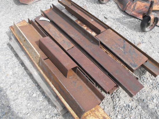 PALLET OF CHANNEL IRON, I-BEAM