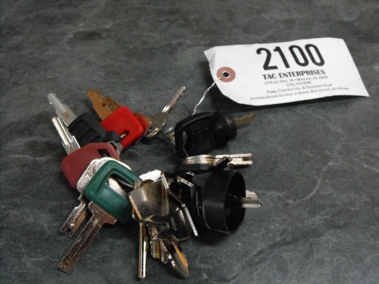 HEAVY EQUIPMENT KEY SET  24 KEYS