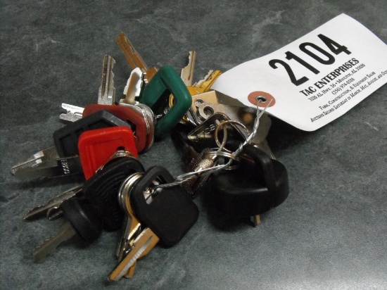 HEAVY EQUIPMENT KEY SET  24 KEYS