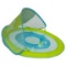 Baby Spring Float Sun Canopy - Green Fish