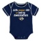 Nashville Predators Baby Boys' Team Logo 3pk Bodys