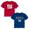 New York Giants Toddler Boys' 2pk T-Shirt Set - 3T