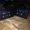 2 mounted HDMI and VGA connoctor plates with cords.