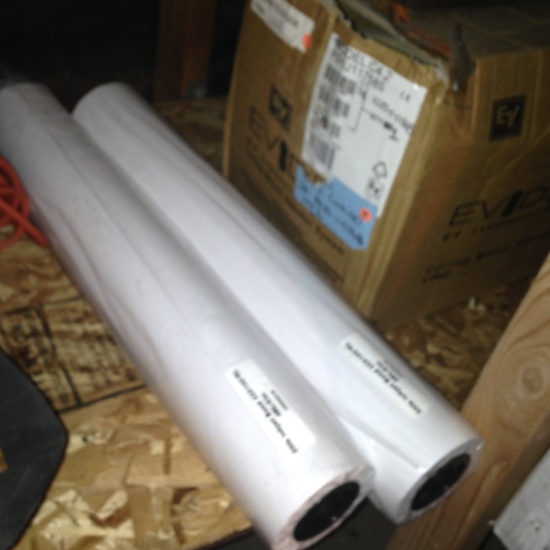 2 rolls of 20lb inkjet bond 22" x 150 foot roll