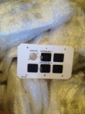 custom faceplates with removable sections has 2 mic inputs installed approx 50