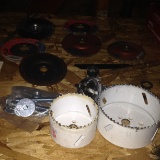 hole saw and grinder lot