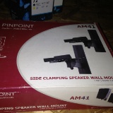 pinoint AM41 wall speaker mounts.