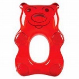 Big Mouth Toys Giant Gummy Bear Pool Float - Red