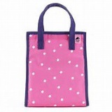 Studio C Polk Party Lunch Tote - Pink/White