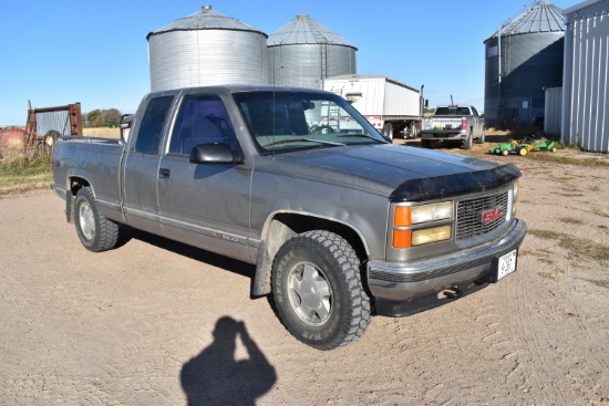 1998 GMC Sierra 1500 extended cab pickup, 4x4,