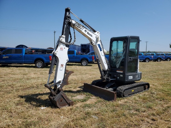 2013 Bobcat E35 Compact Extendable Arm Excavator