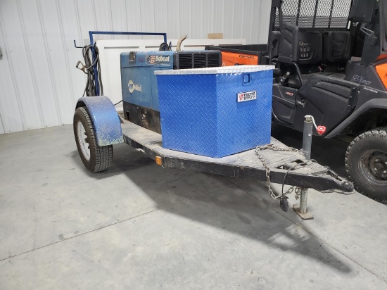 (Updated) Miller Bobcat 250 Portable Welder/Generator on Trailer