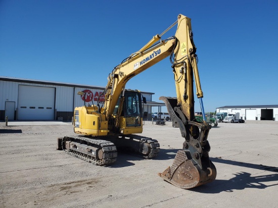 2011 Komatsu PC138 USLC-8 Short Tail Swing Excavator