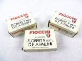 1 box Fiocchi #9 9mm Flobert Ammo & 2 boxes of #9  9mm Flobert Rim Fire Cartridges.