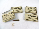 Talon 7.62 x 51 Ammo. 80 Rounds of FMJ Military  Ball.