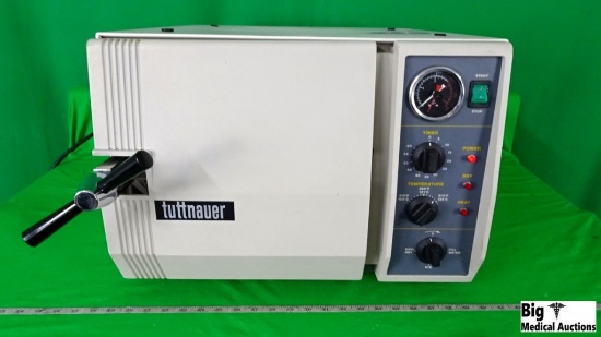 Tuttnaeur 2340MK Tabletop Autoclave Sterilizer with Trays