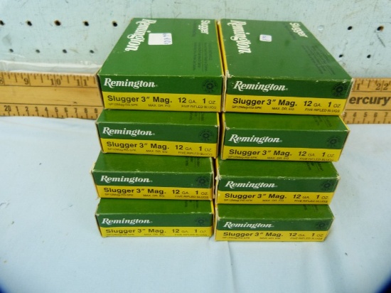 Ammo: 8 boxes/5 Remington 12 ga, 3" slugger, 8x$