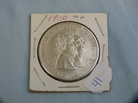 1900 Lafayette Comm. Dollar, AU