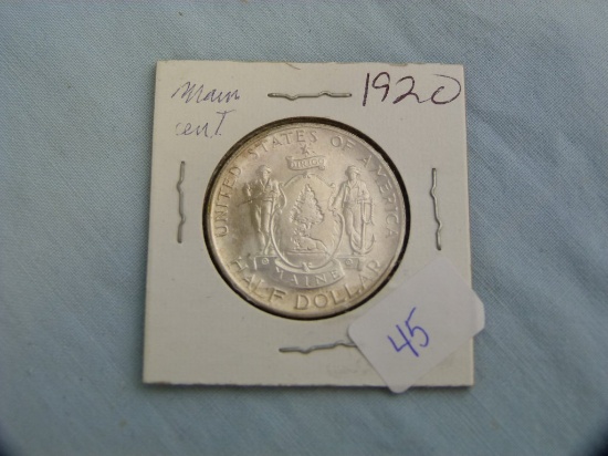 1920 Maine US Comm. Half Dollar, MS63