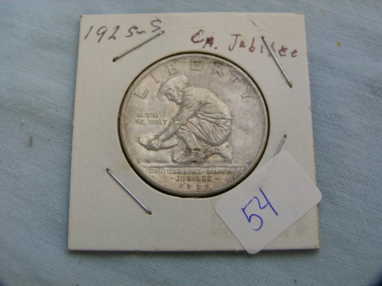 1925-S California US Comm. Half Dollars, XF