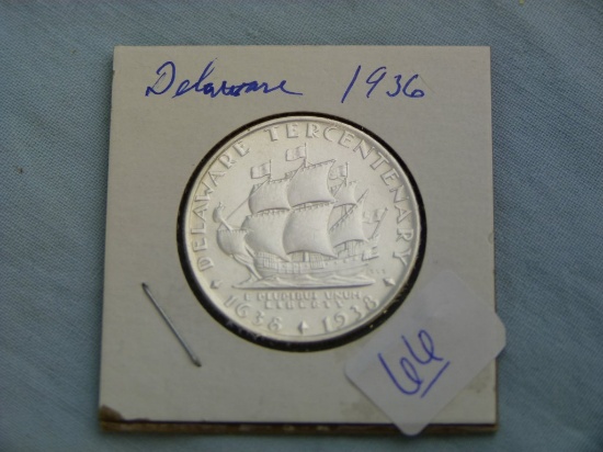 1936 Delaware US Comm. Half Dollar, MS63