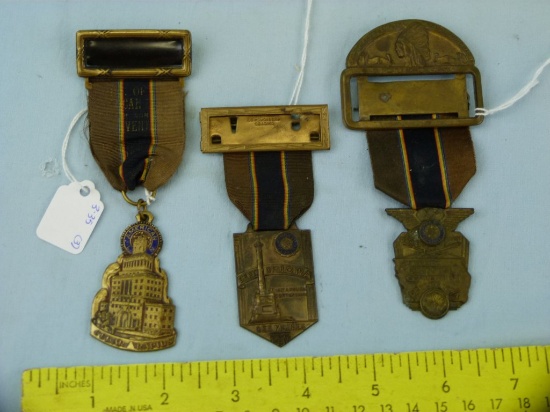 3 Medal/ribbons, American Legion