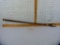 Fish grabber w/long wooden handle, 38-1/2