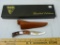 Buck USA Custom knife, Ltd. Ed. #0045, cutout hunter & dog