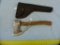 Marble Arms USA #6 safety axe w/Marble's leather sheath