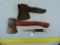 Plumb Hatchet & Western USA knife, both with Boy Scouts emblem