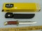 Buck USA 120 knife, wood handle, NIB w/leather sheath