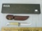 Buck USA 1024 knife, smooth bone handle, NIB w/leather sheath