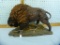 Figurine of buffalo, Rocky Mountain Natl Park, Colorado