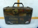 Plano Side by Side tackle box with fishing lures