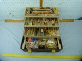 Plano 7530 tackle box filled with various fishing lures & tackle