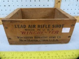 Winchester ammo box: lead air rifle shot, No. 2 tubes