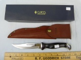 Cutco USA 1769 JI serrated knife, NIB w/leather sheath