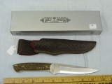Boker Tree Brand knife, NIB w/leather sheath, Argentina