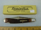 Remington USA R1253 1992 lockback bullet knife, NIB