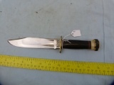 Marble's USA knife, pre-WW II, leather wrapped handle