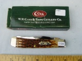 Case XX USA 6254 trapper knife, stag handle, NIB