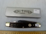 Boker Tree Brand 3-blade knife, jig bone handle, NIB