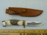 Buck USA 192 knife, Ltd. Ed. 0362/2000, elk cutout in blade