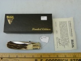 Buck USA Custom 154CM folding knife, Ltd. Ed. 054/250