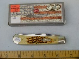 Case XX USA 6254 trapper knife, natural bone, NIB