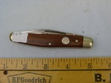 Boker Tree Brand 7474 3-blade knife, wood handles, new